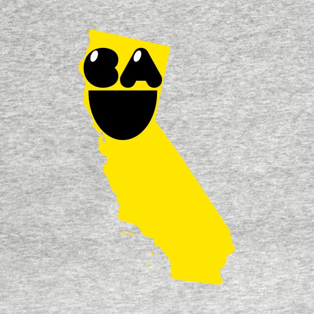 California States of Happynes- California Smiling Face by pelagio